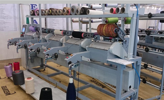 Cone to cone winder machine , winder machine for yarn from cone to cone